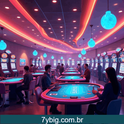 7YBIG com 50+ mesas de cassino ao vivo em HD 4K.